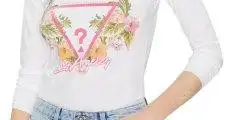 Camiseta de mujer GUESS - Calidad Premium a precio mayorista, disponibilidad Tallas y colores surtidos