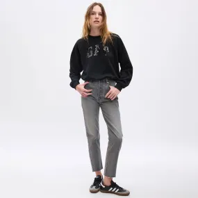 GAP Sweatshirt Logo Sweatshirt True Black M
