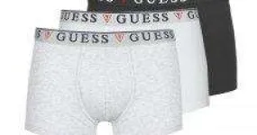 Pack de 3 bóxers GUESS para hombre - Precio excepcional de 19,50€ HT al por mayor